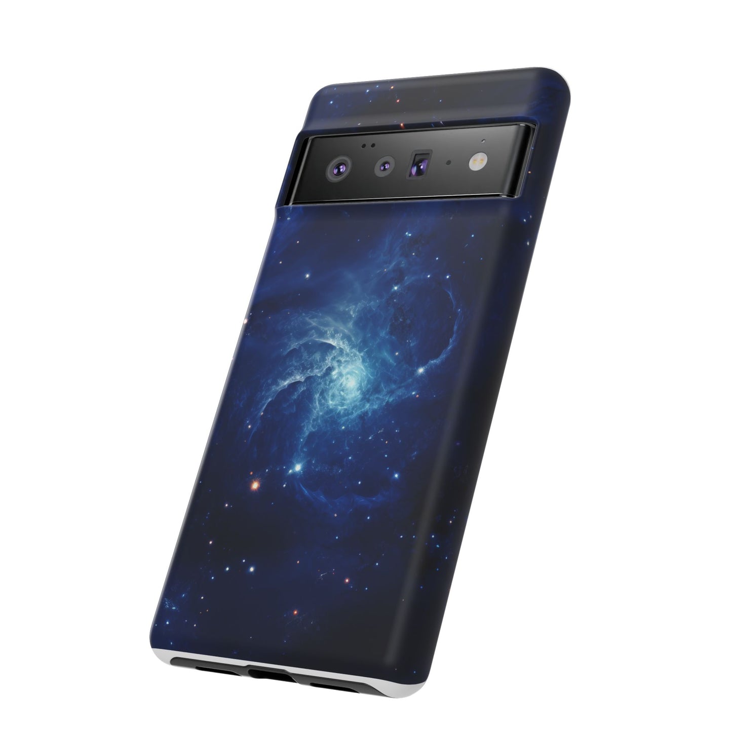 Blue Nebula Cluster Phone Case