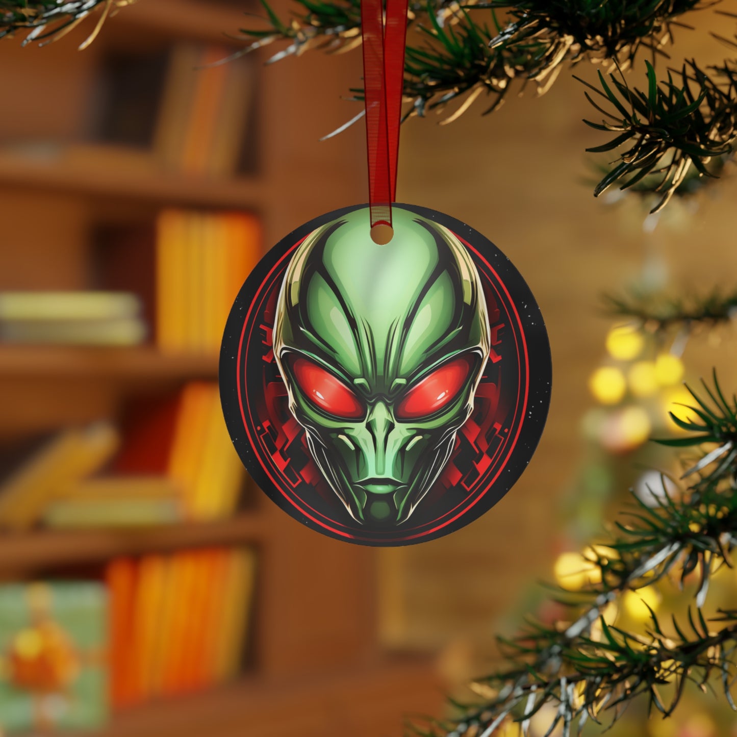 Crimson Xeno Seal Christmas Ornament