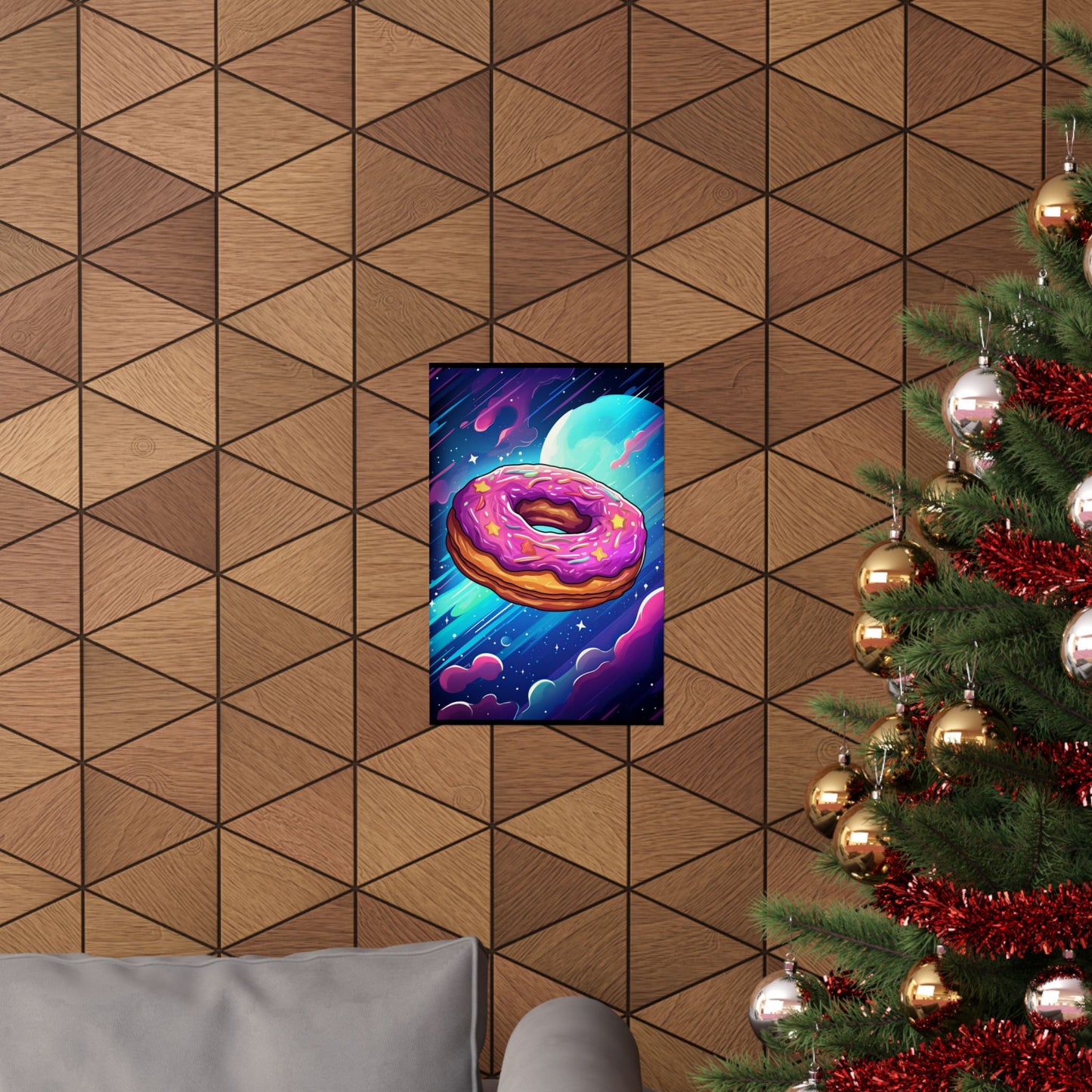 Deep Space Doughnut Poster