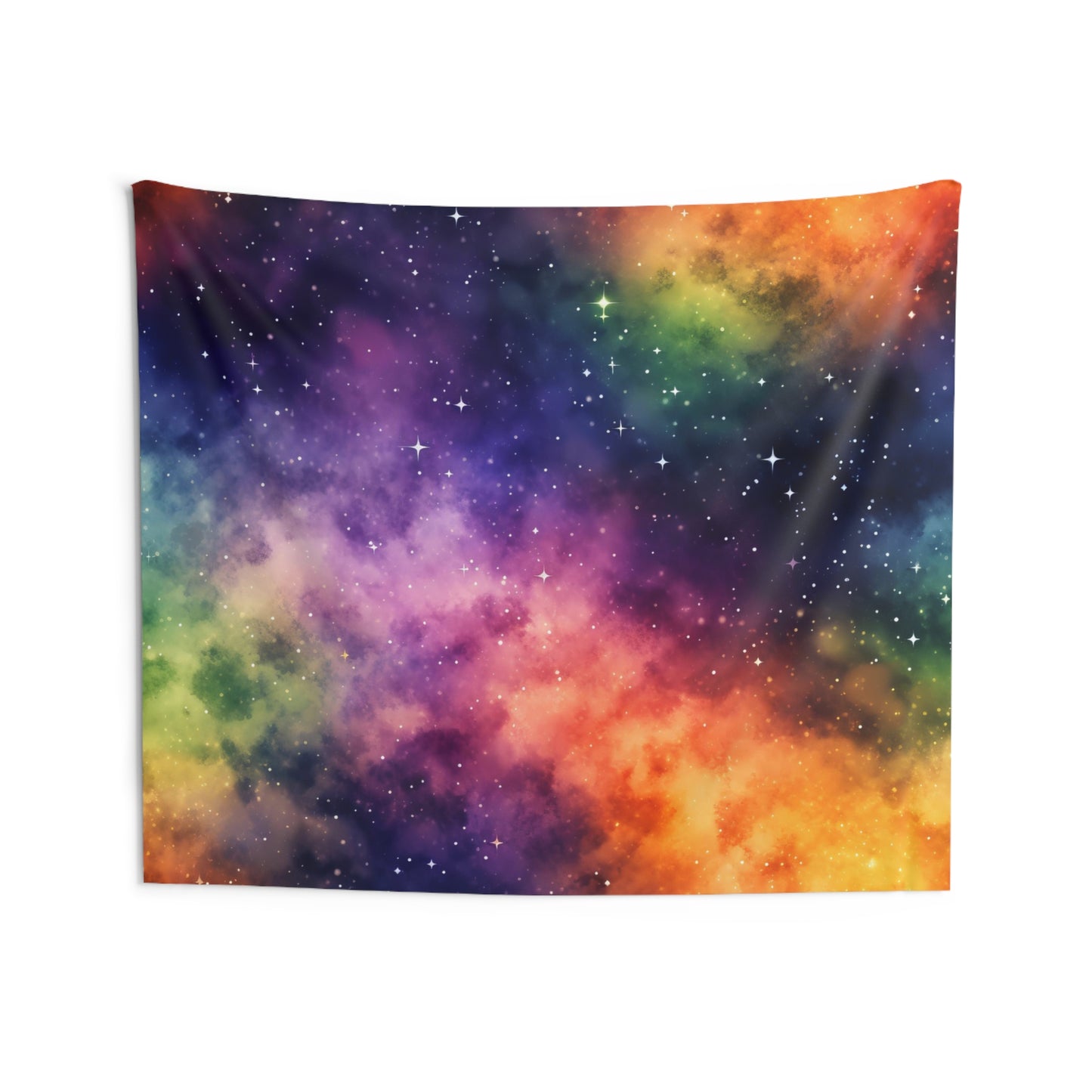 Rainbow Space Wall Tapestry