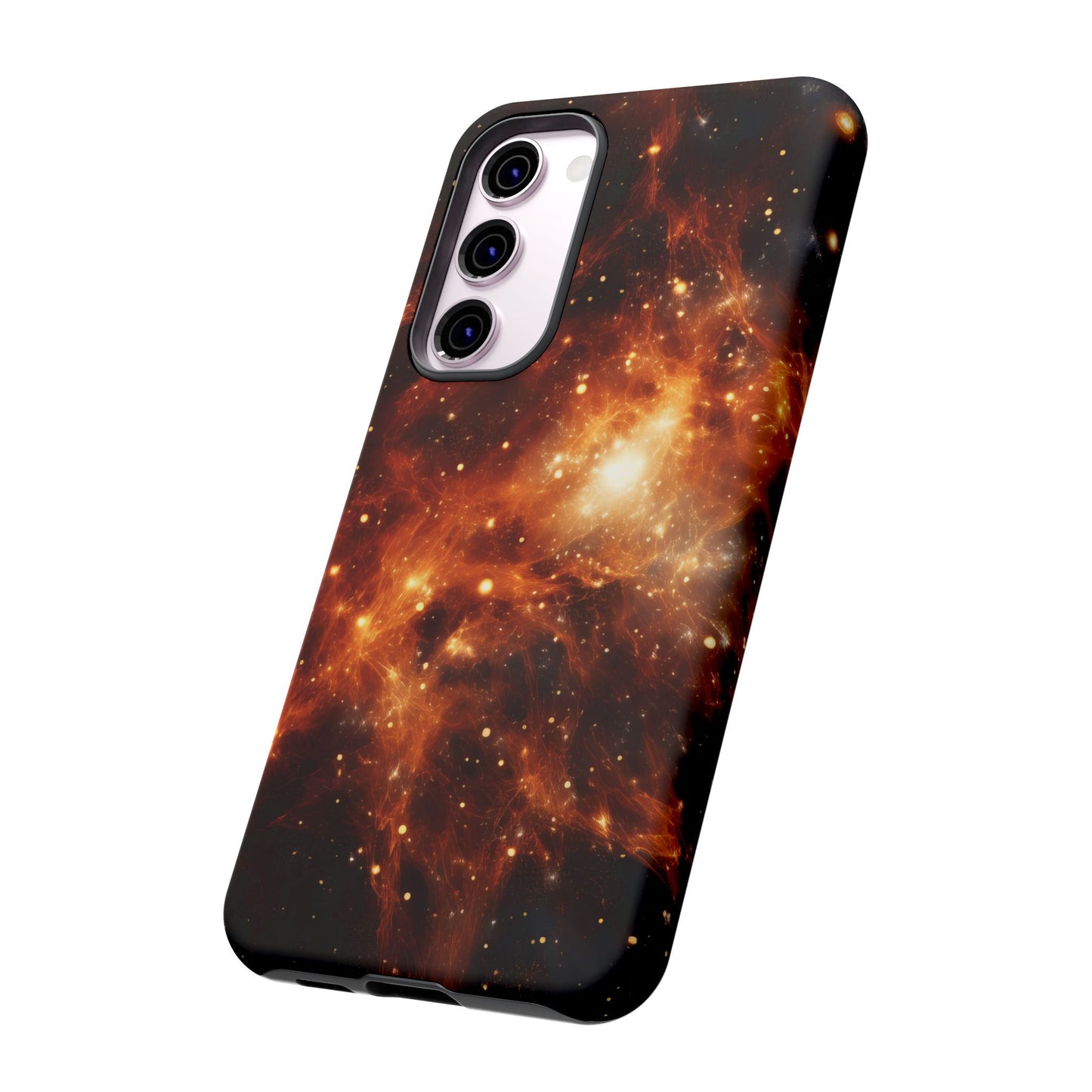 Orange Nebulae Phone Case