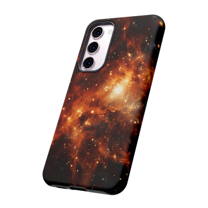 Orange Nebulae Phone Case