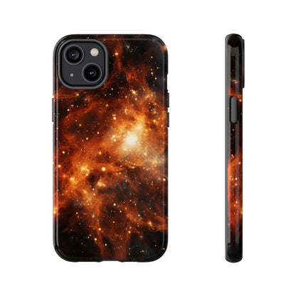 Orange Nebulae Phone Case