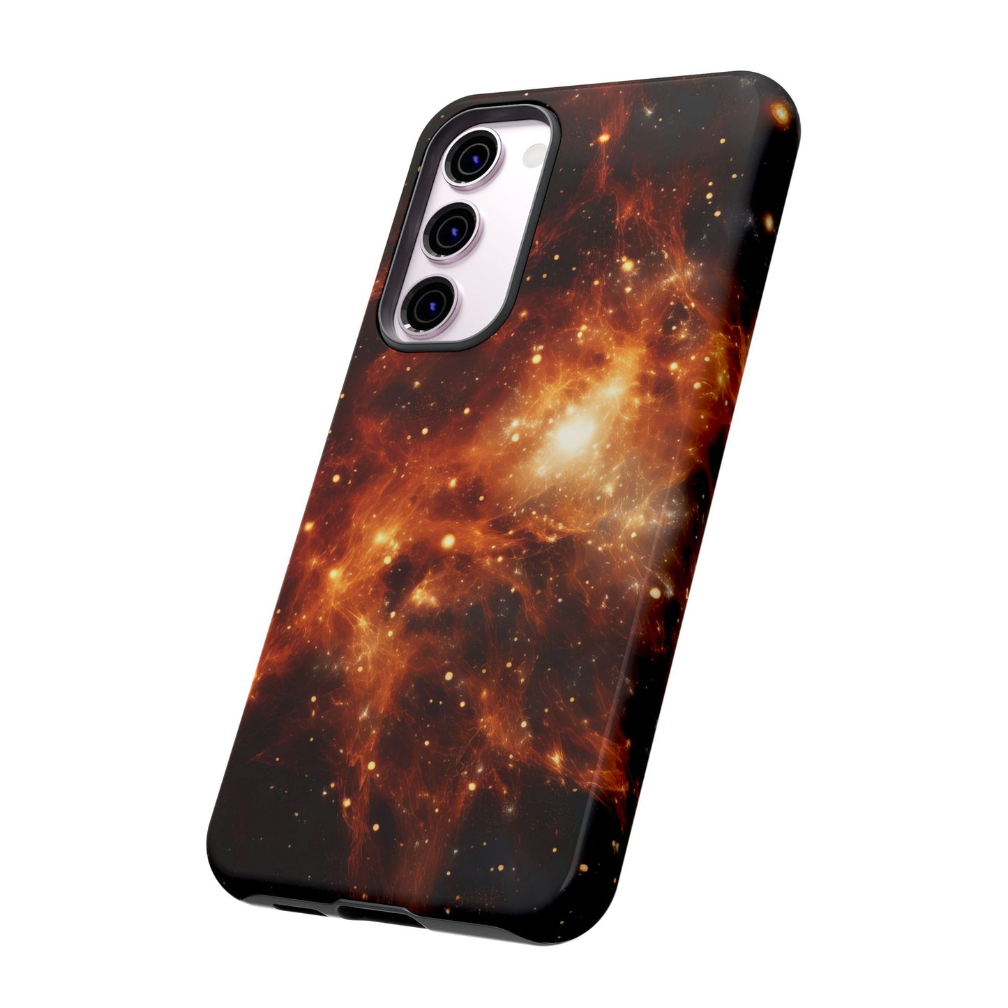 Orange Nebulae Phone Case