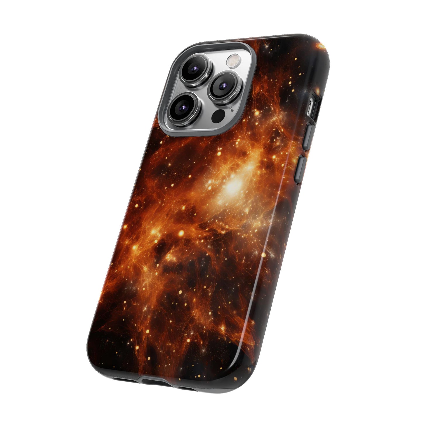 Orange Nebulae Phone Case