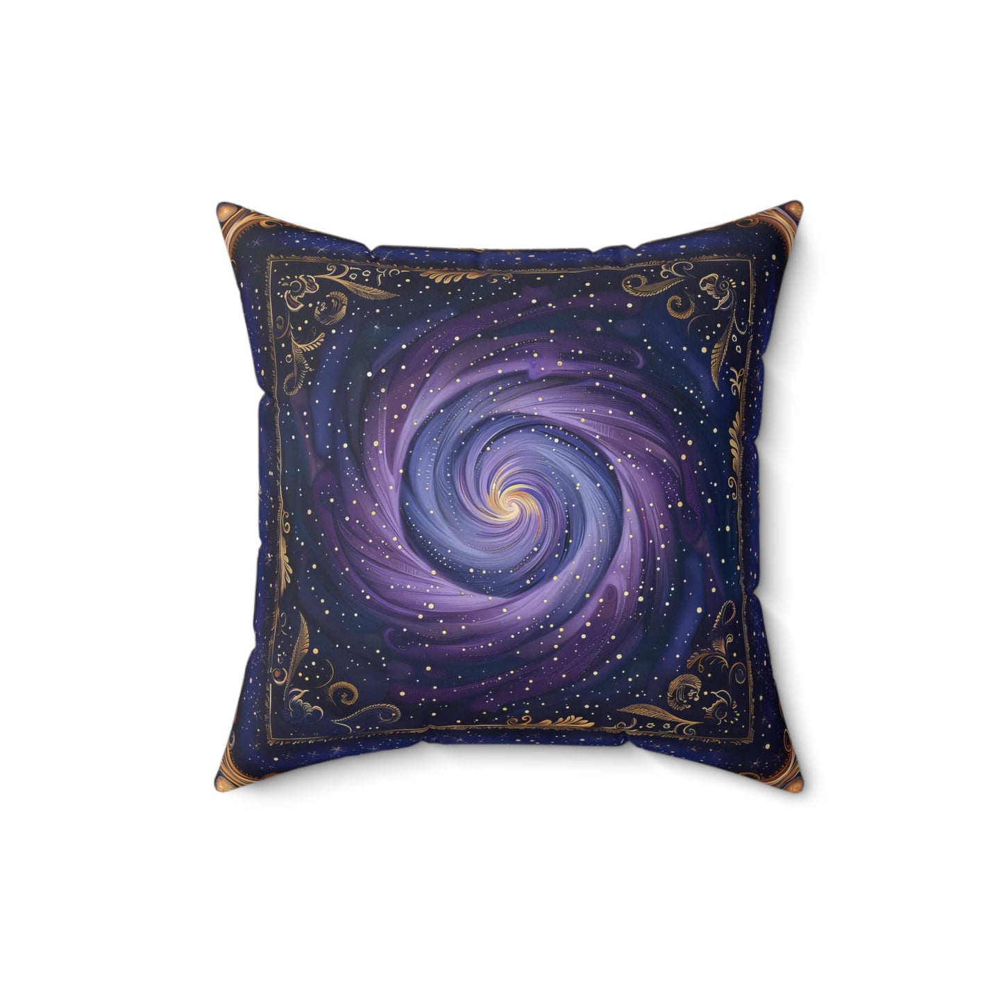 Spiral Galaxy Throw Pillow