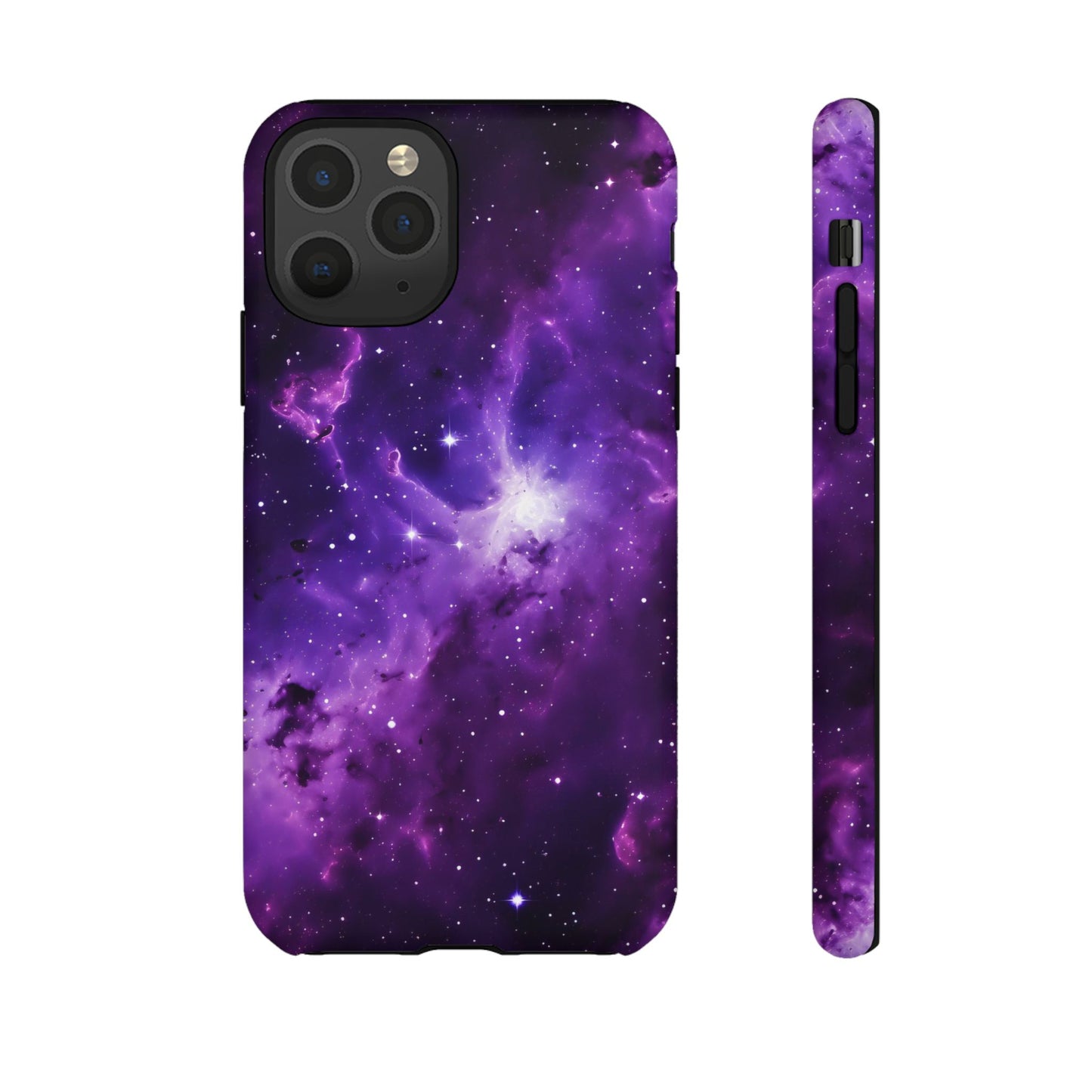 Vivid Purple Space Phone Case