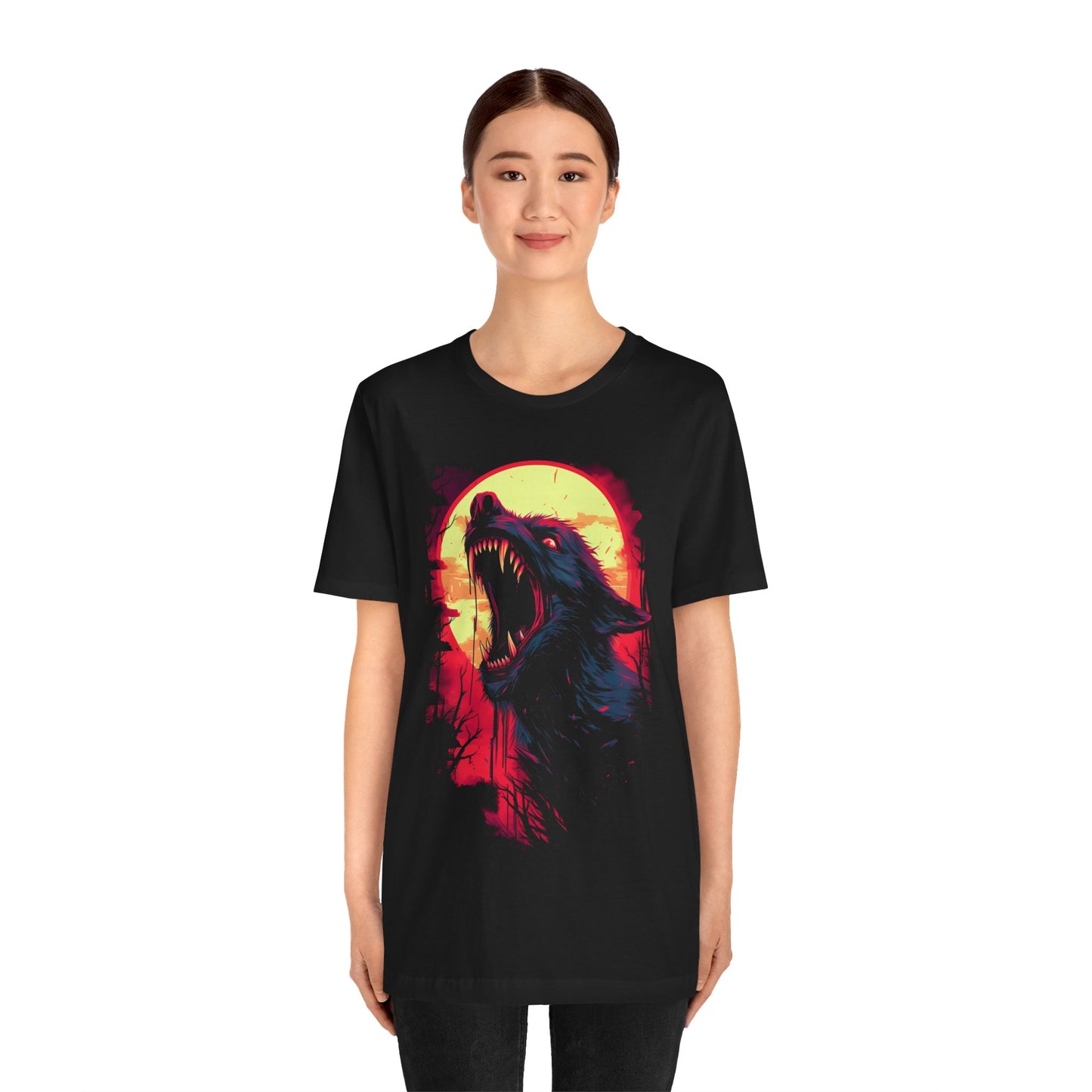 Howling Werewolf Halloween T-Shirt