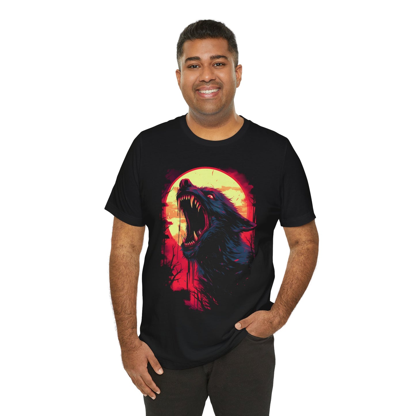 Howling Werewolf Halloween T-Shirt