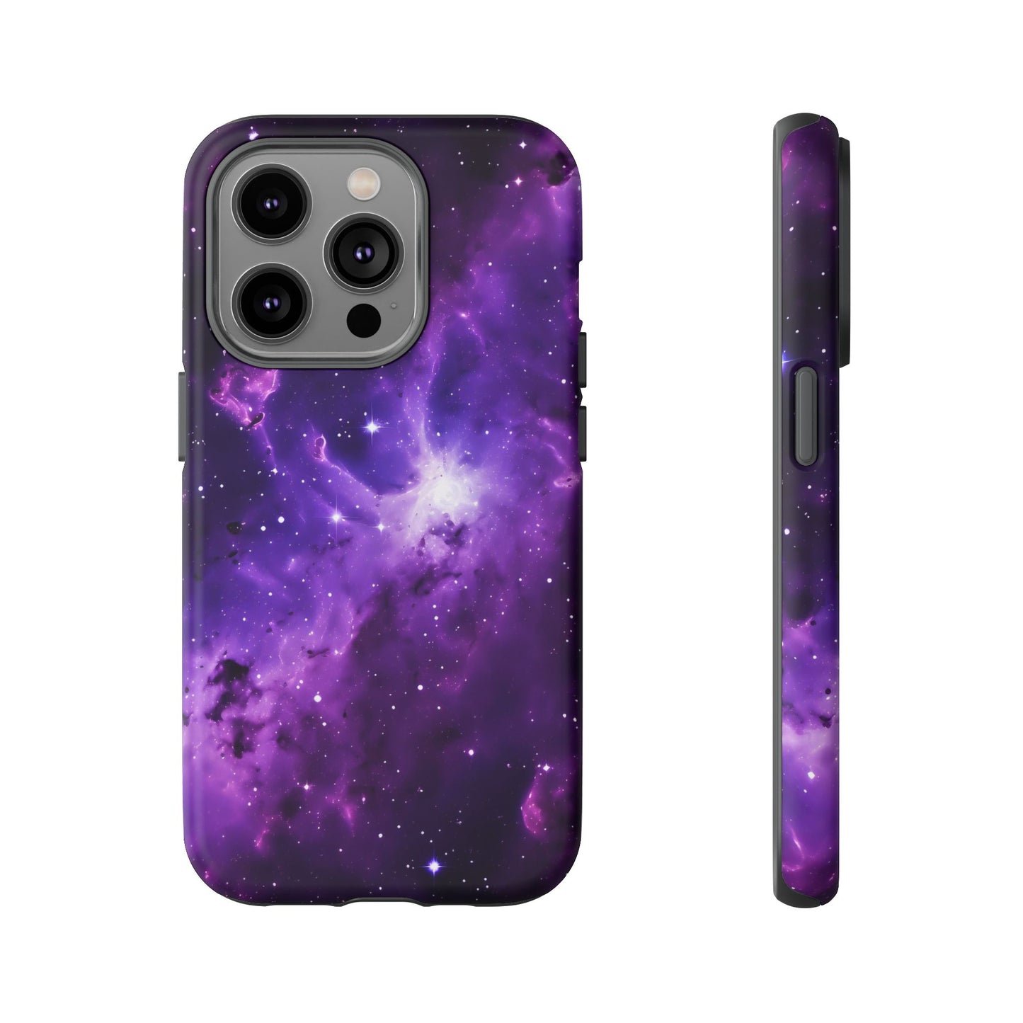 Vivid Purple Space Phone Case