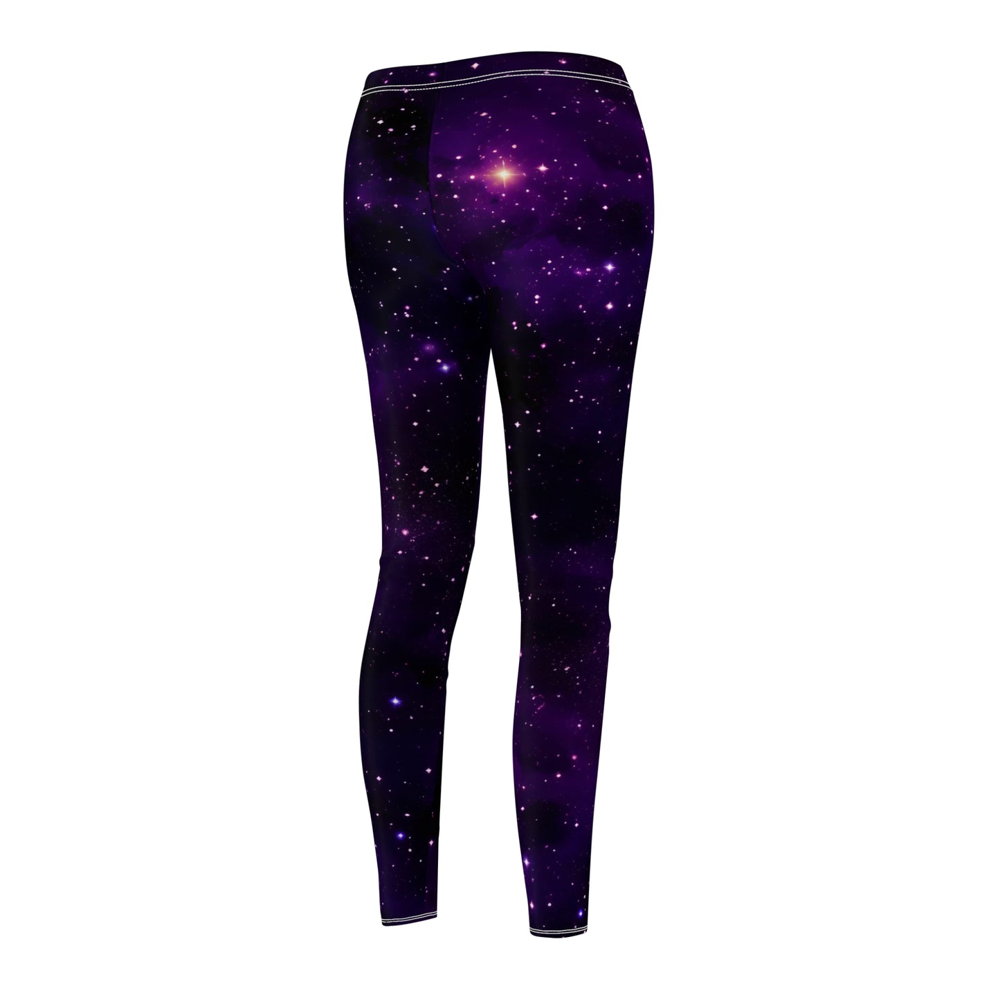 Dark Purple Space Women's Casual Leggings