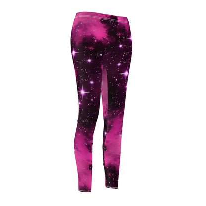 Pink Starscape Casual Leggings