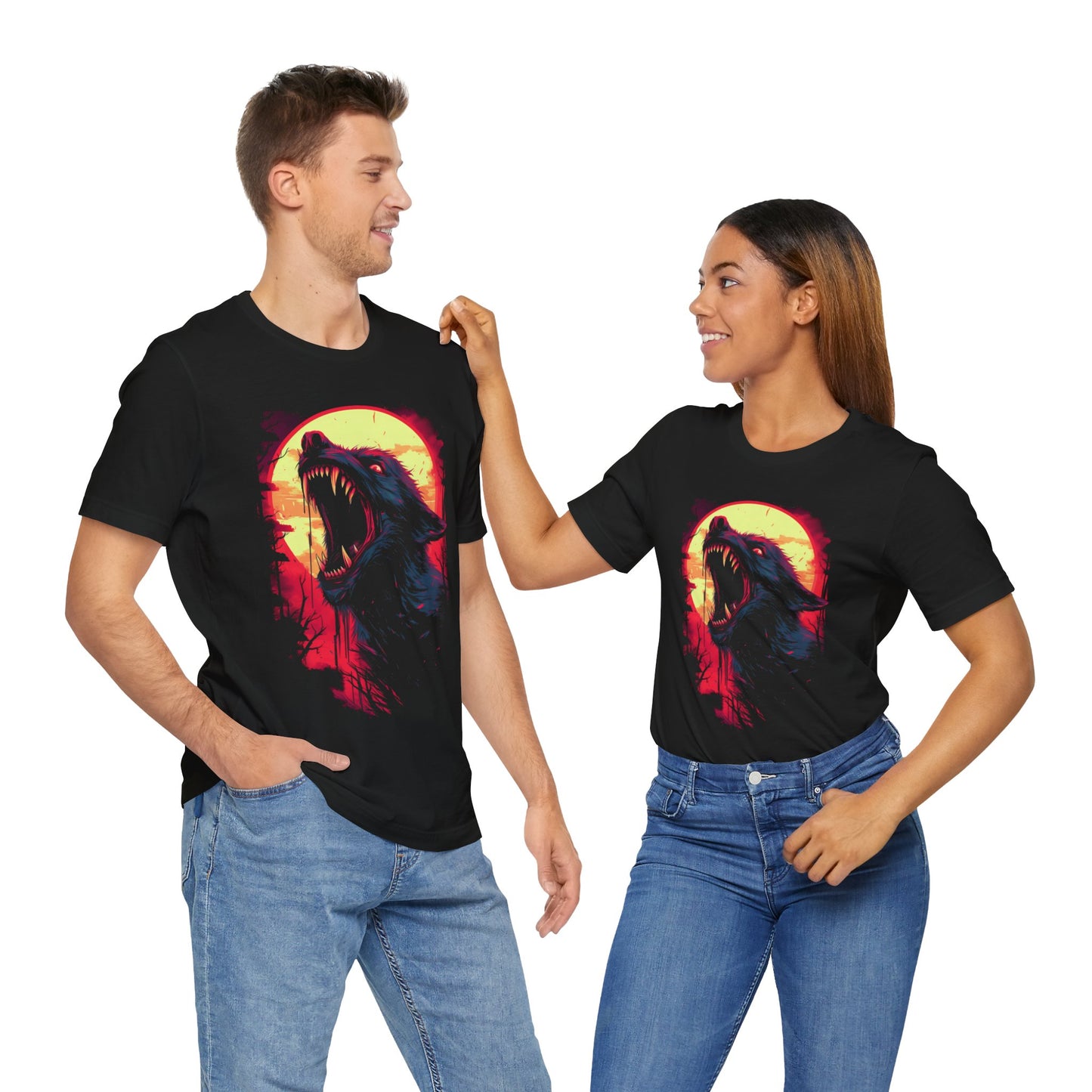 Howling Werewolf Halloween T-Shirt