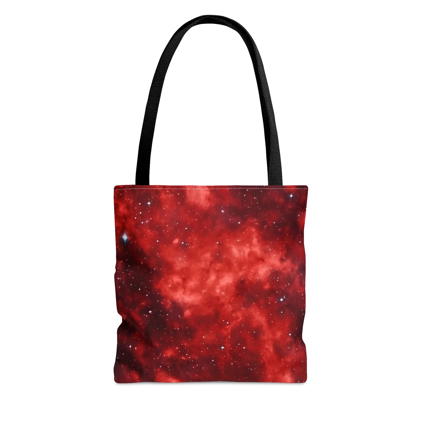 Scarlet Starscape Tote Bag