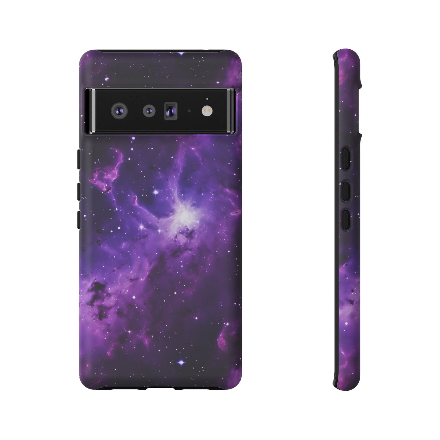 Vivid Purple Space Phone Case