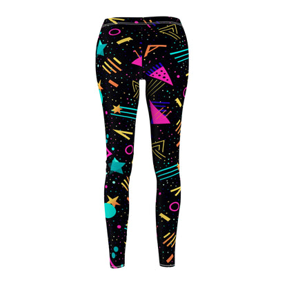 Retro Geometric Shapes Women's Leggings