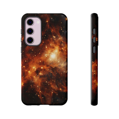 Orange Nebulae Phone Case