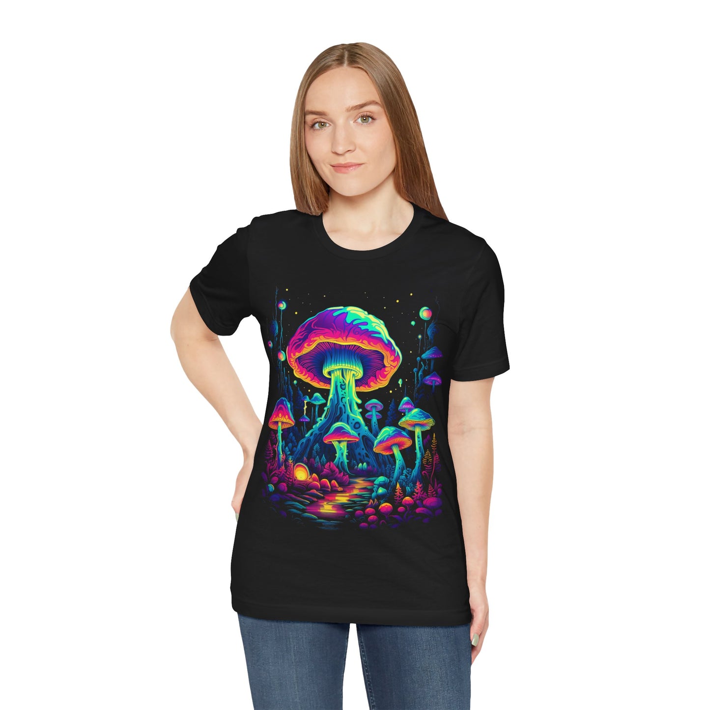 Trippy Mushroom Forest T-Shirt