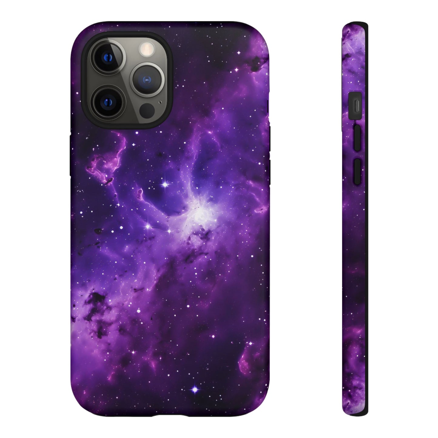 Vivid Purple Space Phone Case