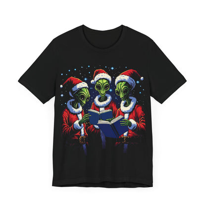 Alien Christmas Carolers T-Shirt