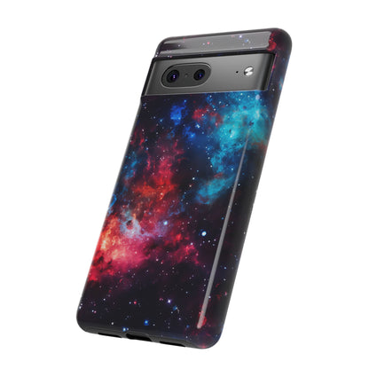 Red and Blue Nebula Phone Case