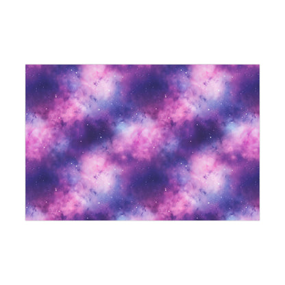 Soft Purple Nebula Wrapping Paper