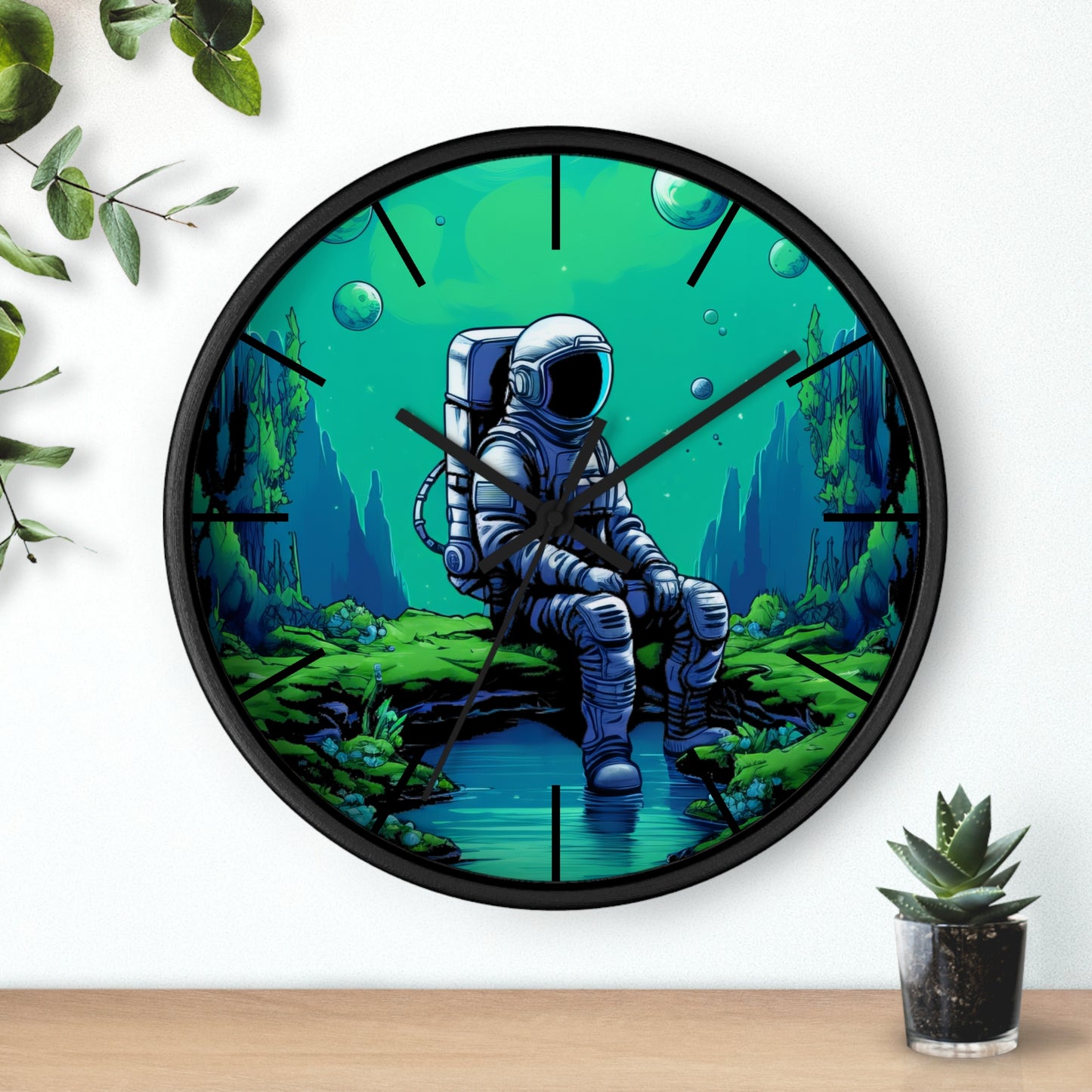 Astro Meditation Wall Clock