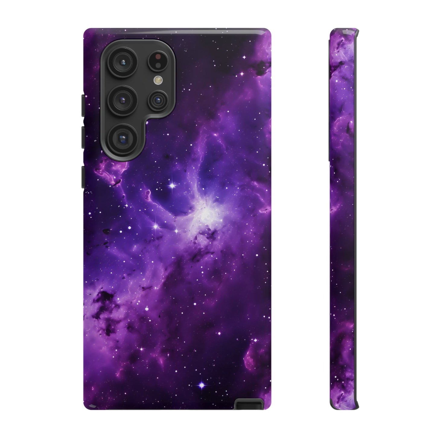 Vivid Purple Space Phone Case