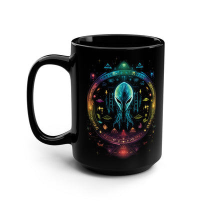 Alien Runes 15oz Coffee Mug