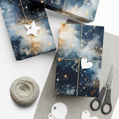 Icy Galaxy Wrapping Paper