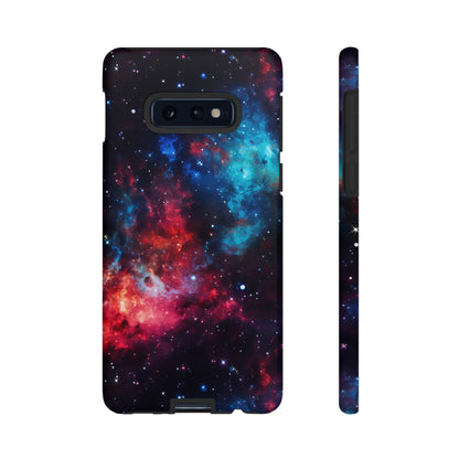 Red and Blue Nebula Phone Case