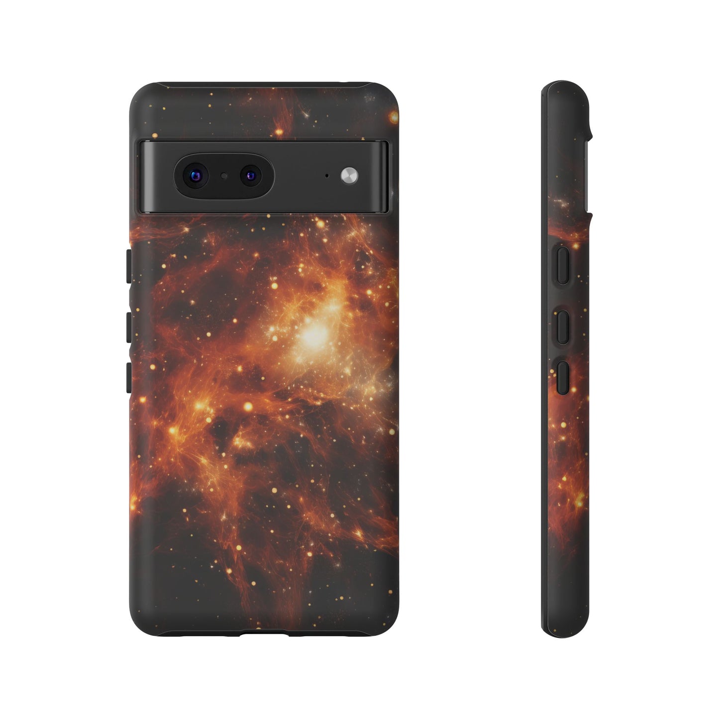 Orange Nebulae Phone Case