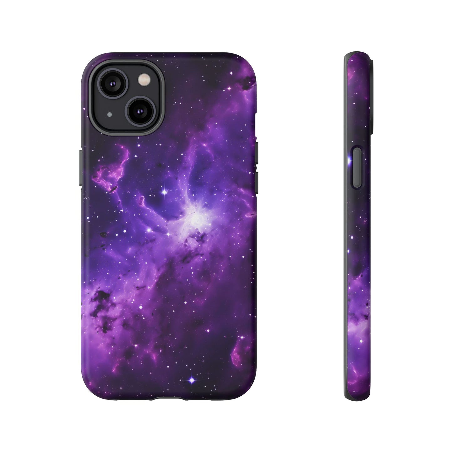 Vivid Purple Space Phone Case