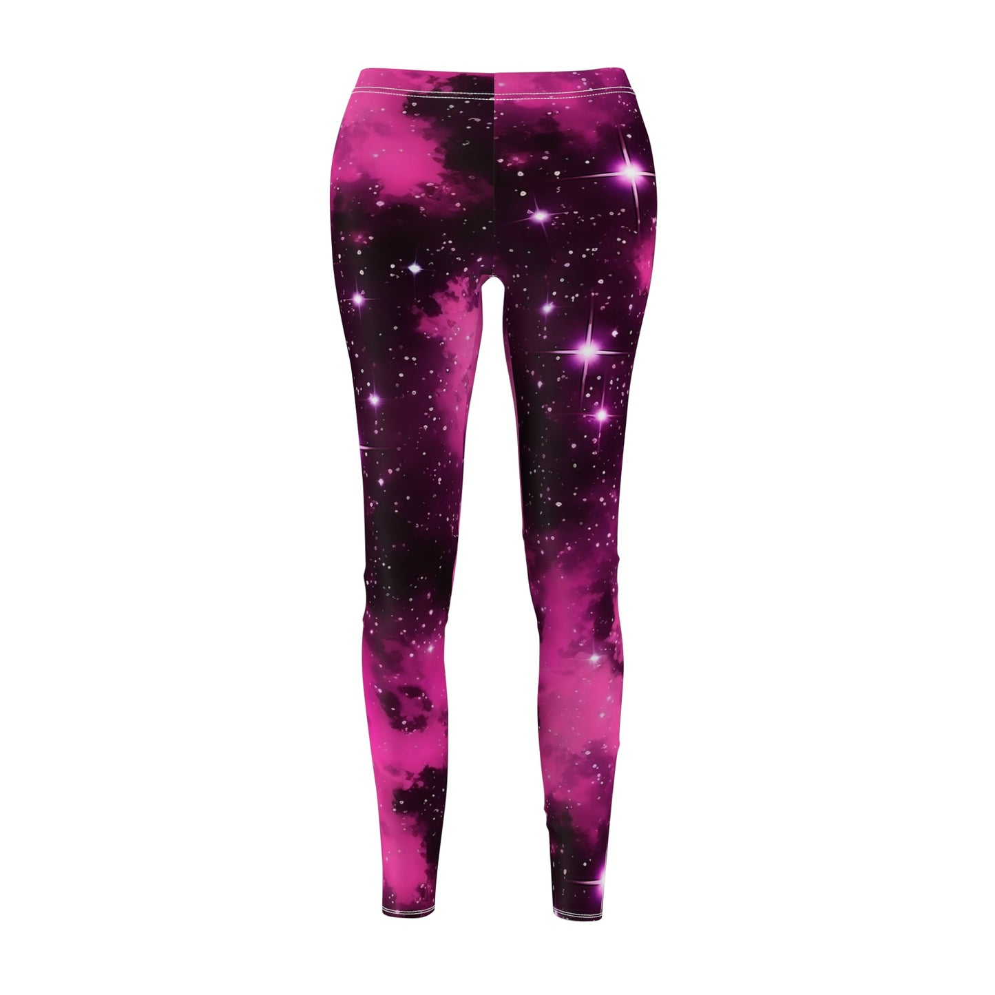 Pink Starscape Casual Leggings