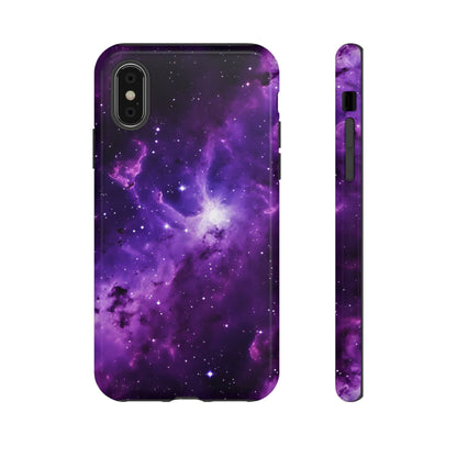 Vivid Purple Space Phone Case