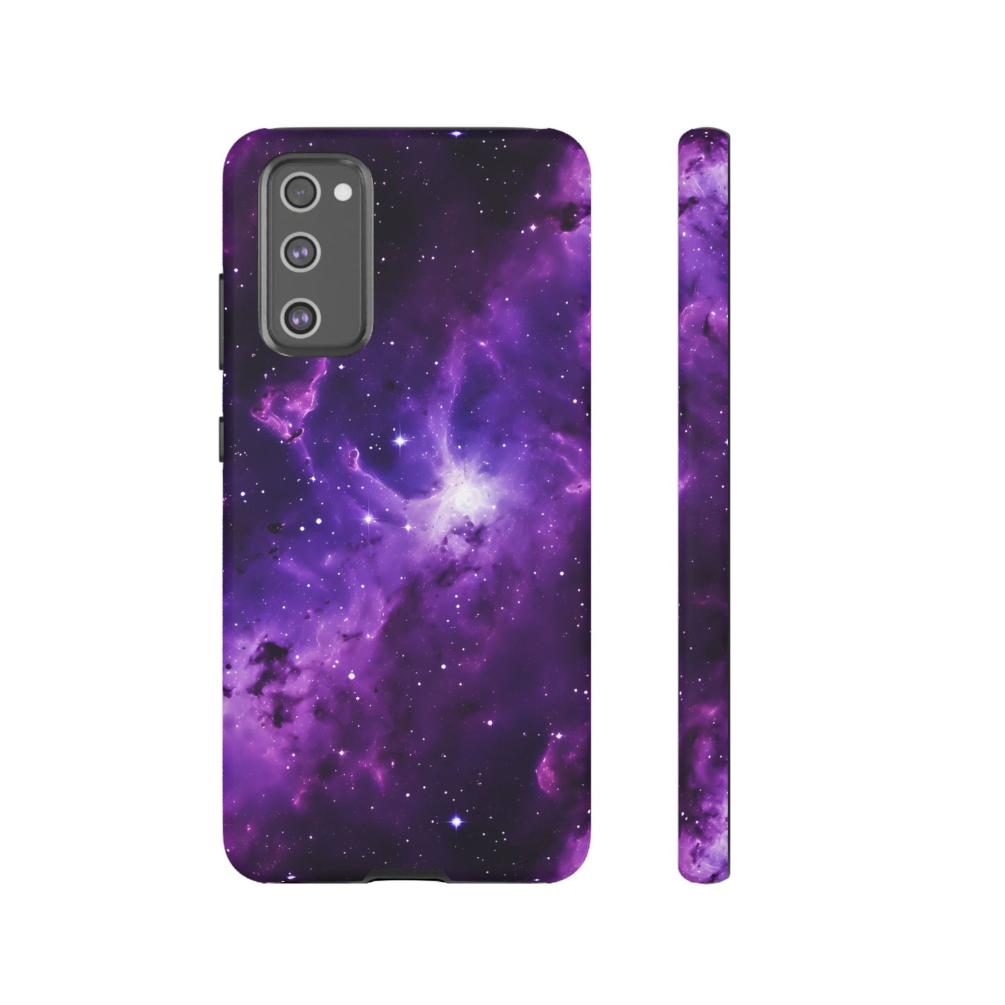 Vivid Purple Space Phone Case