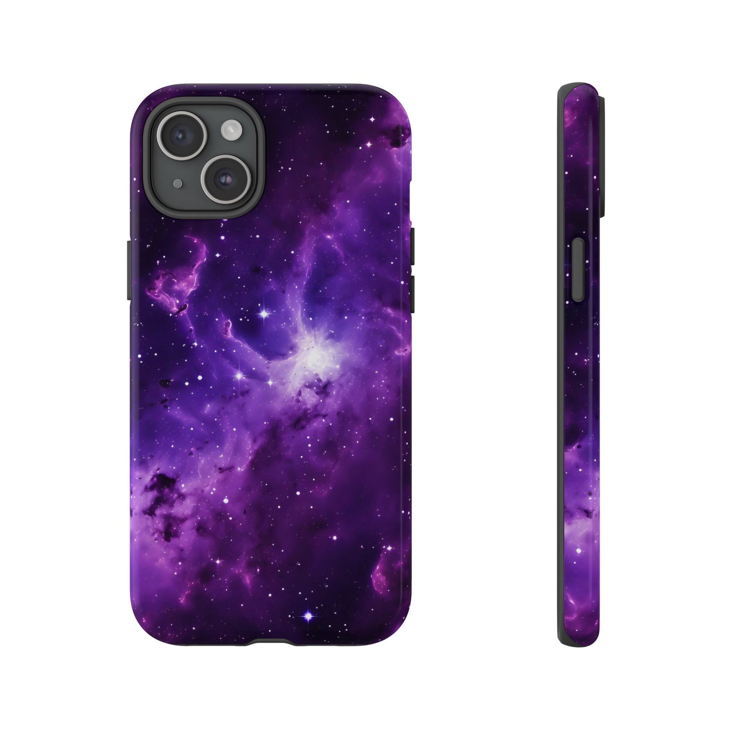 Vivid Purple Space Phone Case