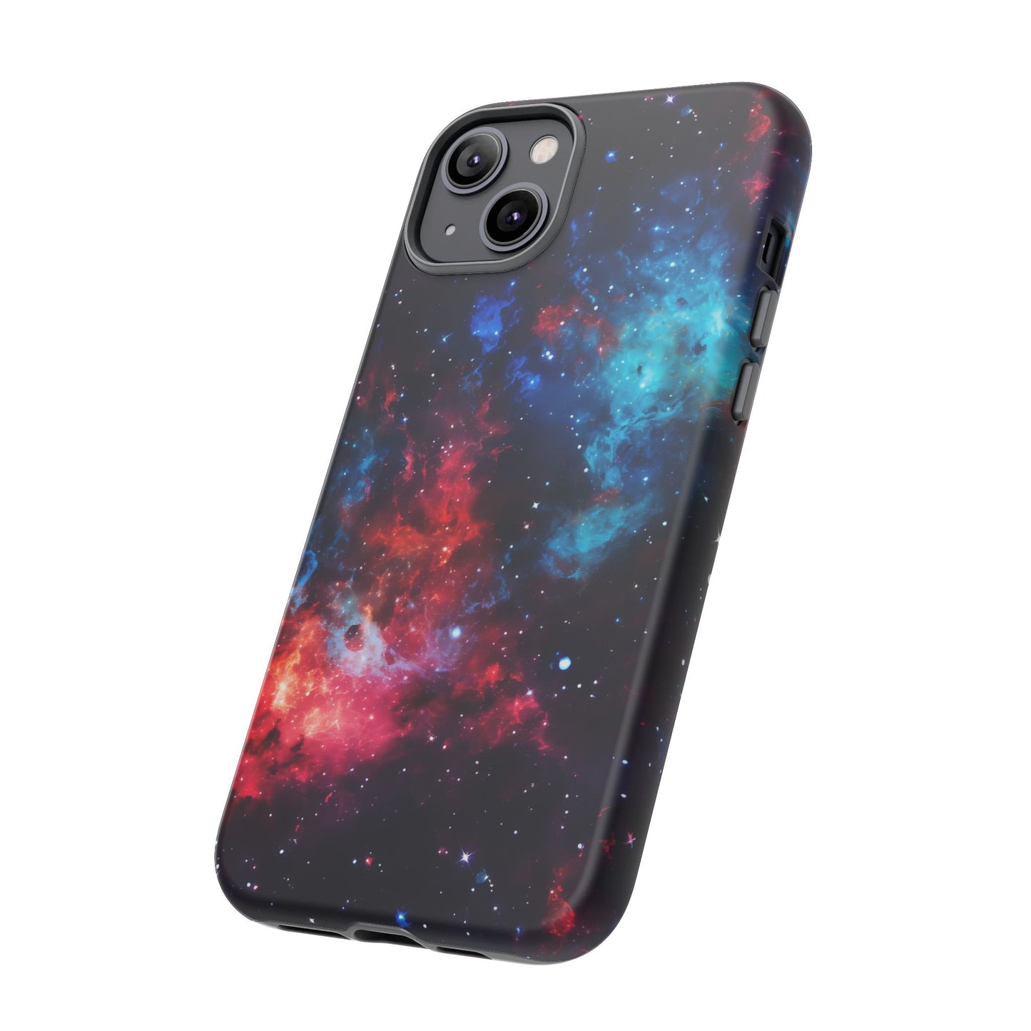 Red and Blue Nebula Phone Case