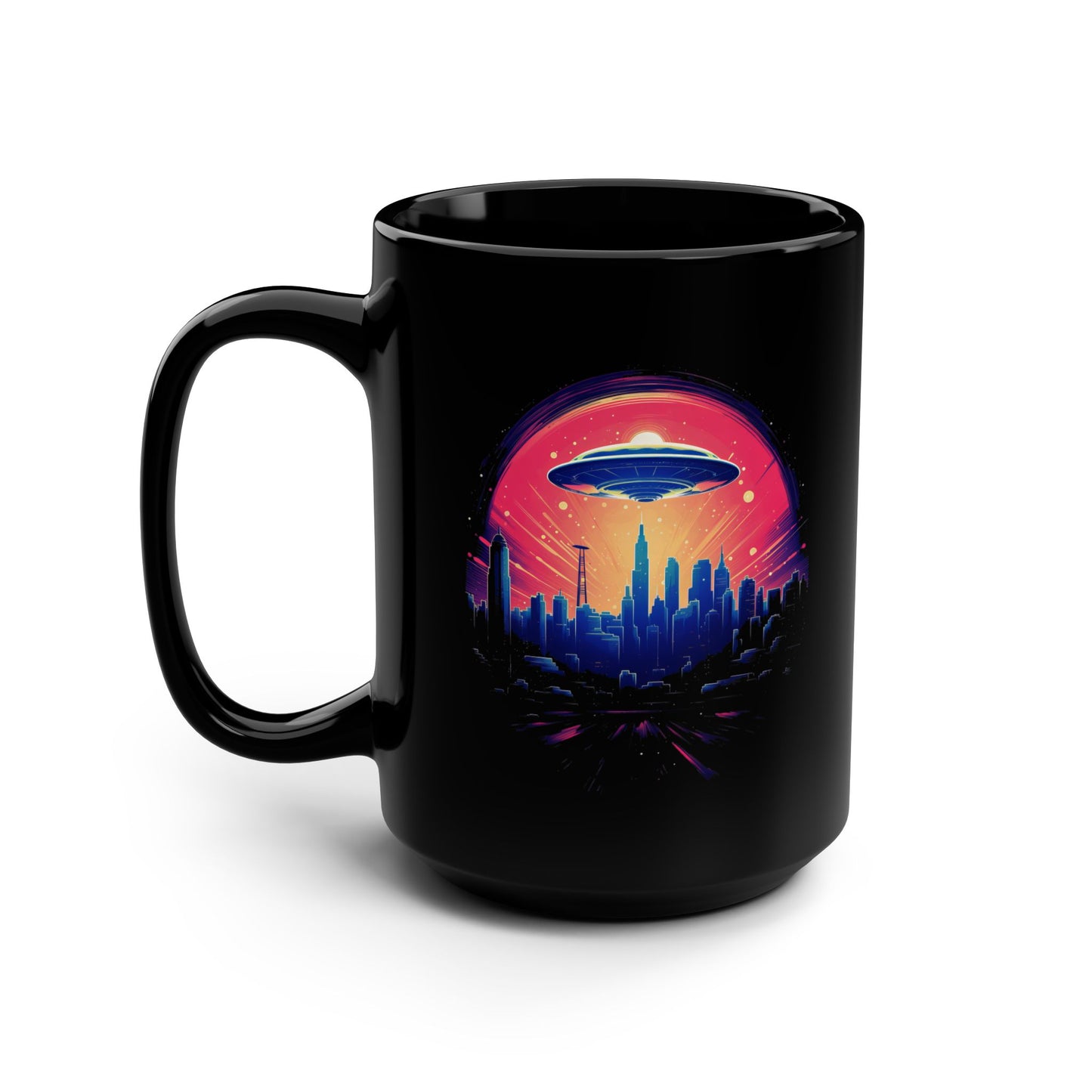 UFO Descent 15oz Coffee Mug