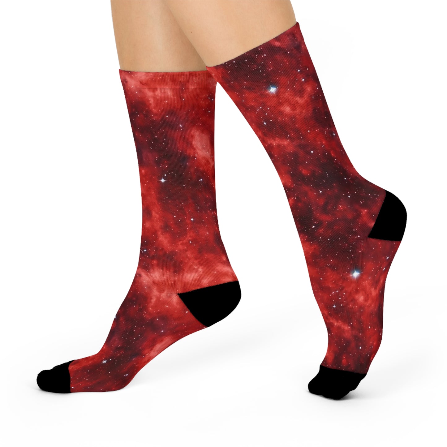 Scarlet Starscape Socks