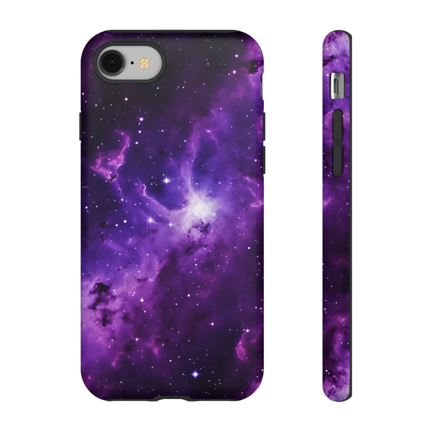 Vivid Purple Space Phone Case