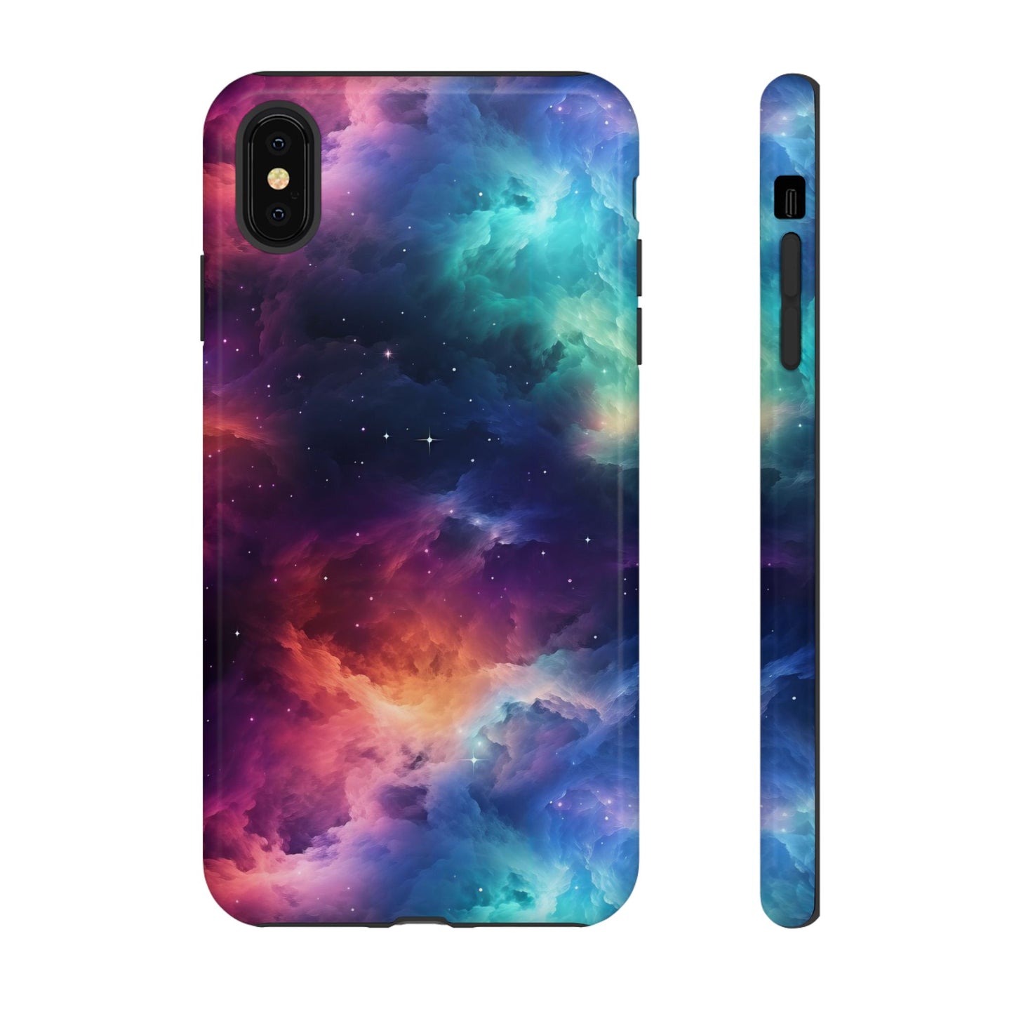 Neon Nebula Phone Case