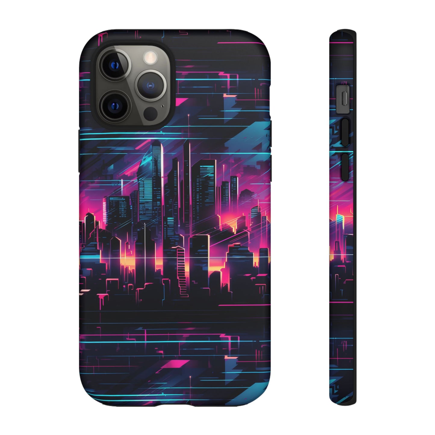 Synthwave Skyline Phone Case