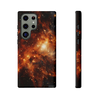 Orange Nebulae Phone Case