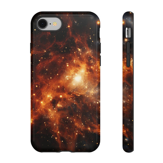 Orange Nebulae Phone Case