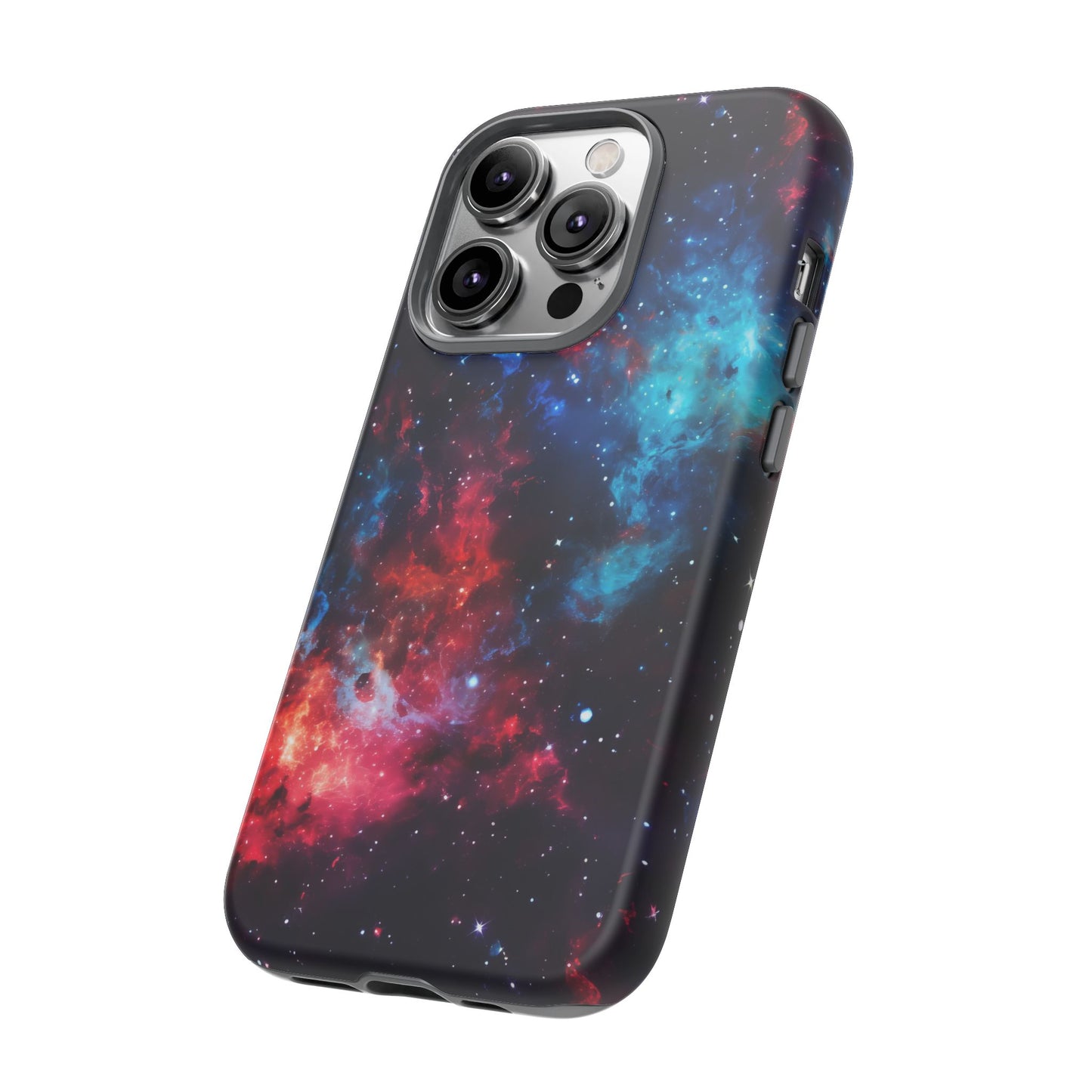 Red and Blue Nebula Phone Case