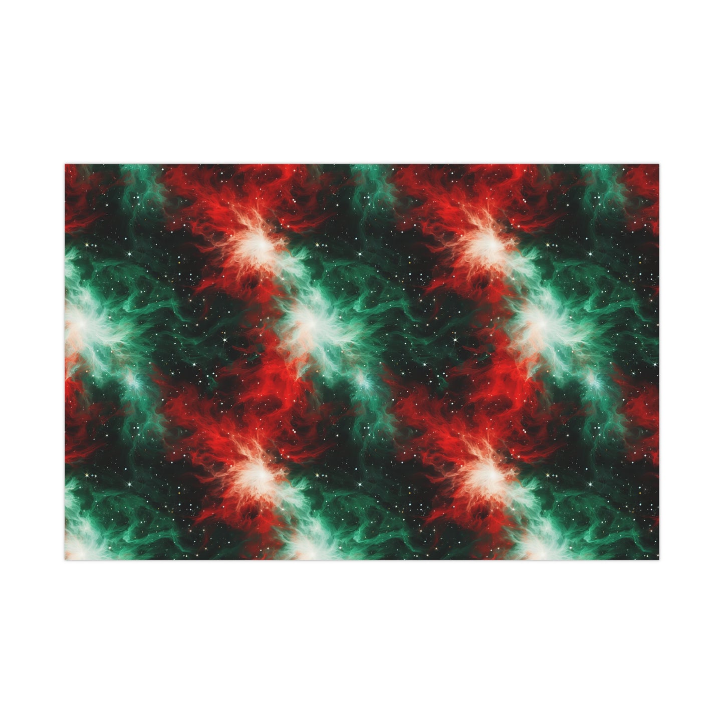 Festive Nebula Wrapping Paper