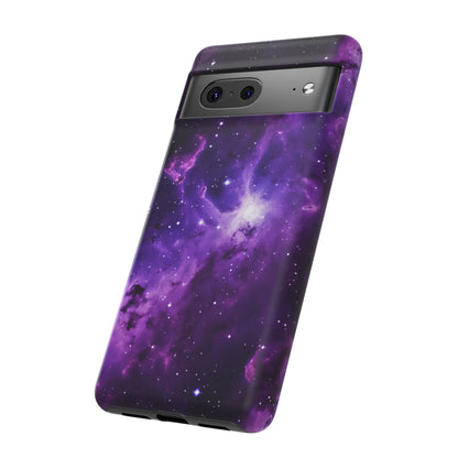 Vivid Purple Space Phone Case