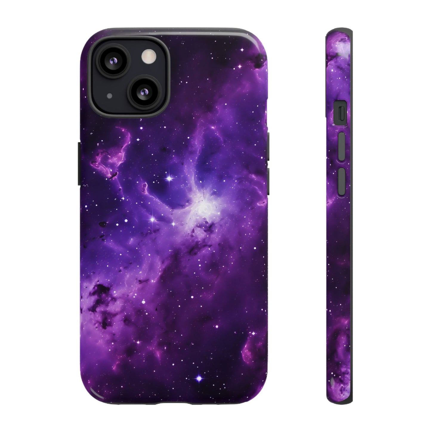 Vivid Purple Space Phone Case