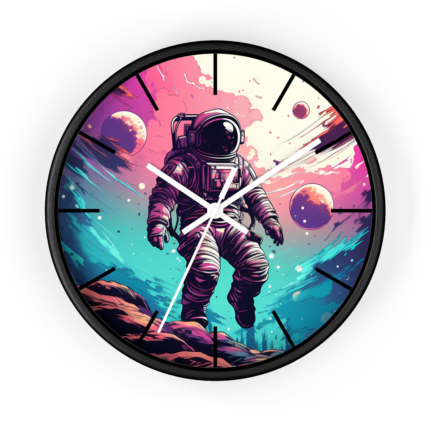 Exploring A Distant World Wall Clock